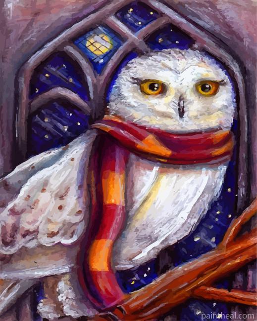 Aesthetic Hedwig Painting By Numbers Kits