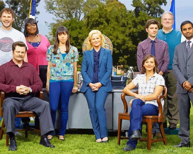 Parks And Recreation Painting By Numbers Kits
