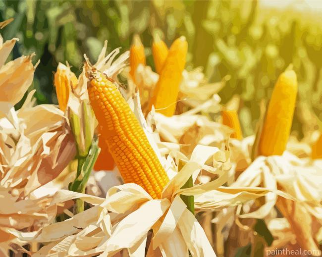 Corn Field Painting By Numbers Kits