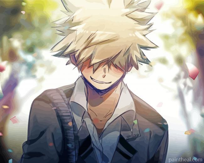 Boku No Hero Academia Katsuki Painting By Numbers Kits