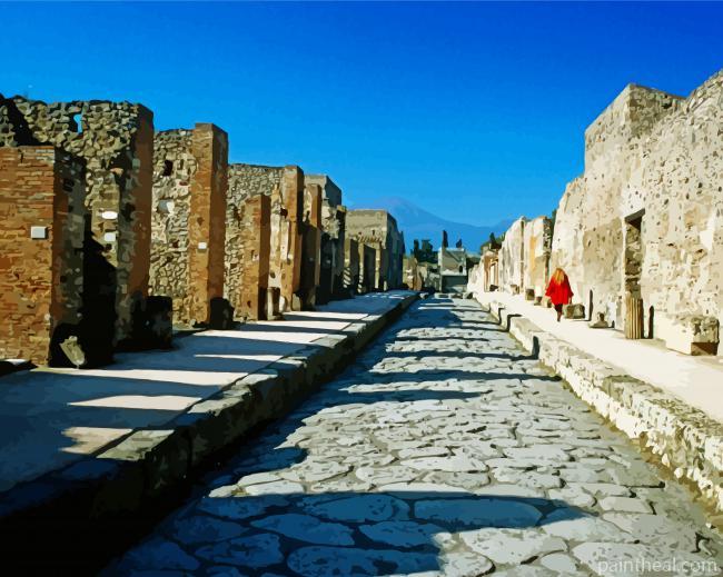 Ruins of Pompeii Painting By Numbers Kits