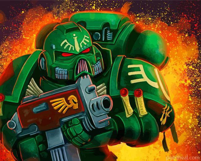 Warhammer Space Marine Painting By Numbers Kits