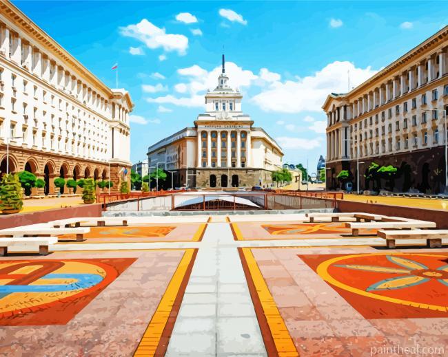 Aesthetic Sofia Bulgaria Painting By Numbers Kits