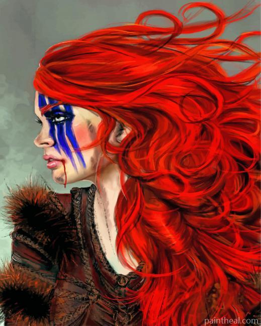 Ygritte GOT Art Painting By Numbers Kits