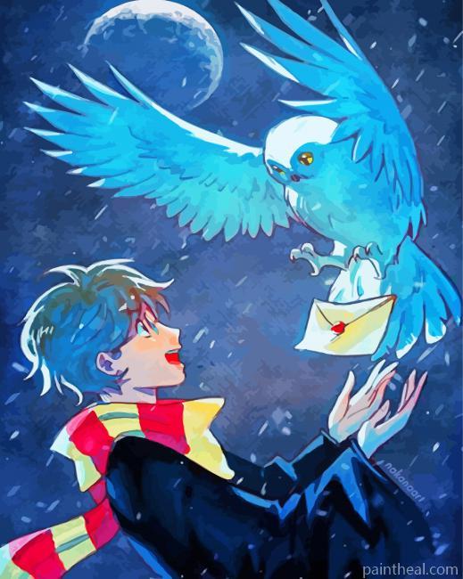 Hedwig Bird Painting By Numbers Kits