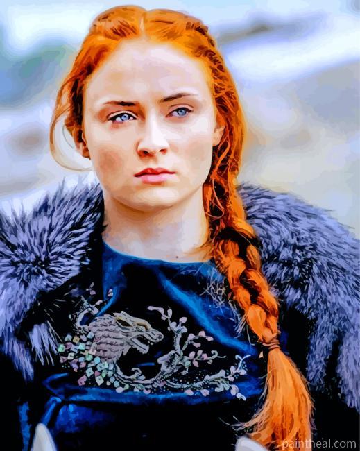Aesthetic Sansa Stark Painting By Numbers Kits