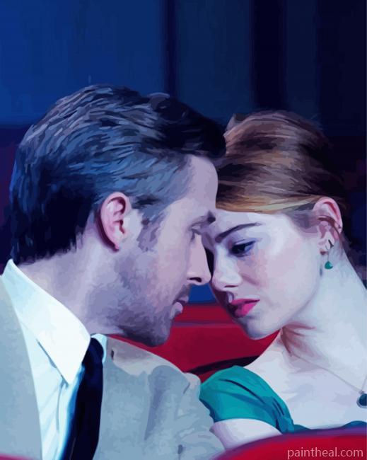 Ryan Gosling And Emma Stone La La Land Painting By Numbers Kits