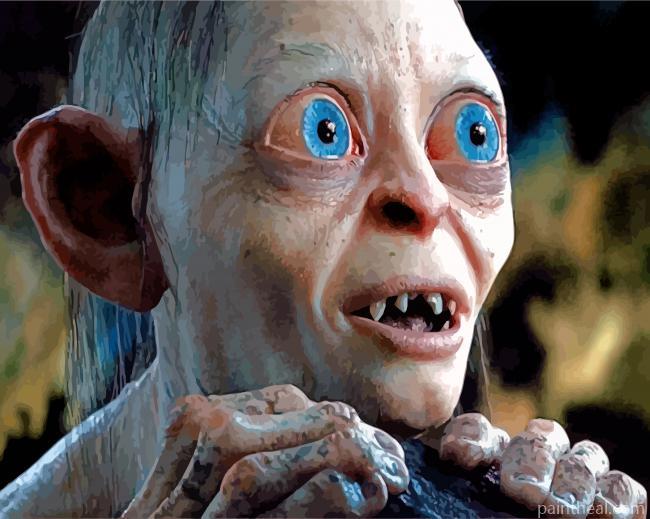 Scary Smeagol Painting By Numbers Kits