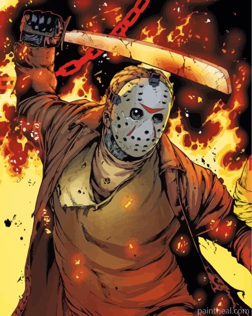 Dangerous Jason Voorhees Painting By Numbers Kits