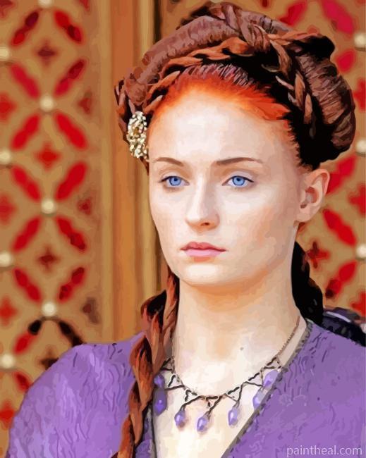 Beautiful Sansa Stark Painting By Numbers Kits