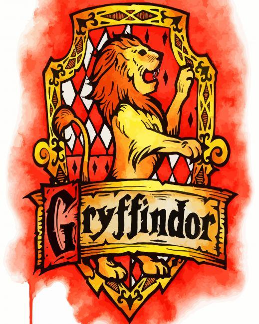 Hogwarts House Gryffindor Painting By Numbers Kits