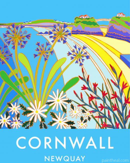 Newquay Illustration Painting By Numbers Kits