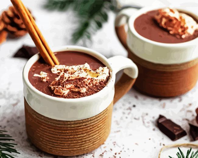 Hot Chocolate Painting By Numbers Kits