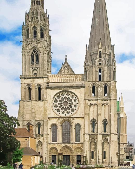 Cathedral Notre Dame Painting By Numbers Kits