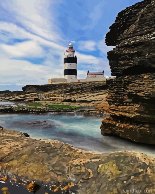 Wexford Lighthouse Painting By Numbers Kits