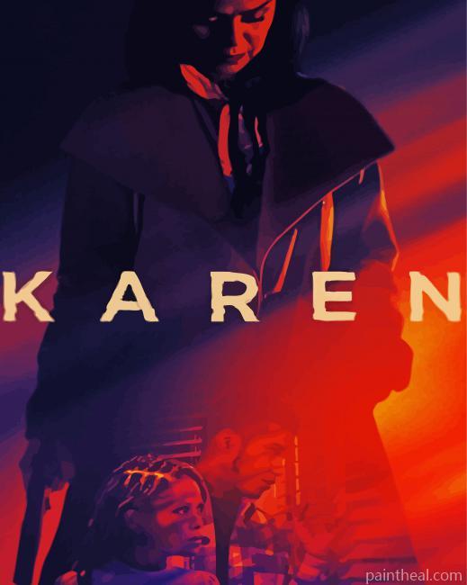 Karen Movie Poster Painting By Numbers Kits