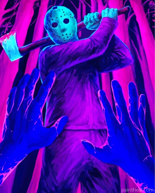 Jason Voorhees Art Painting By Numbers Kits