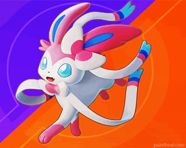 Sylveon Anime Painting By Numbers Kits