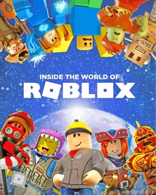 Inside The World Of Roblox Painting By Numbers Kits