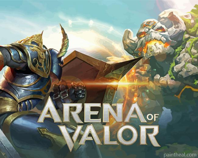 Arena of Valor Game Painting By Numbers Kits