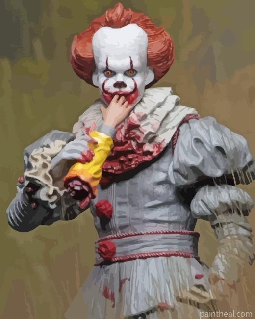 Bloody Pennywise Painting By Numbers Kits