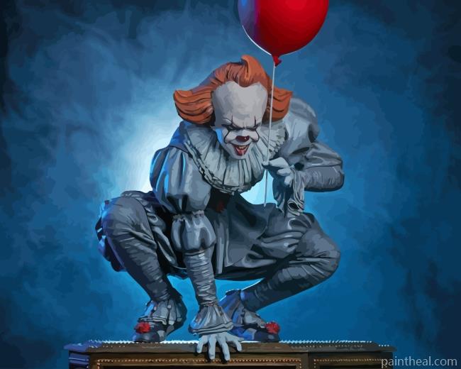 Pennywise It Horror Movie Painting By Numbers Kits