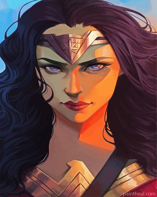 Wonder Woman Painting By Numbers Kits
