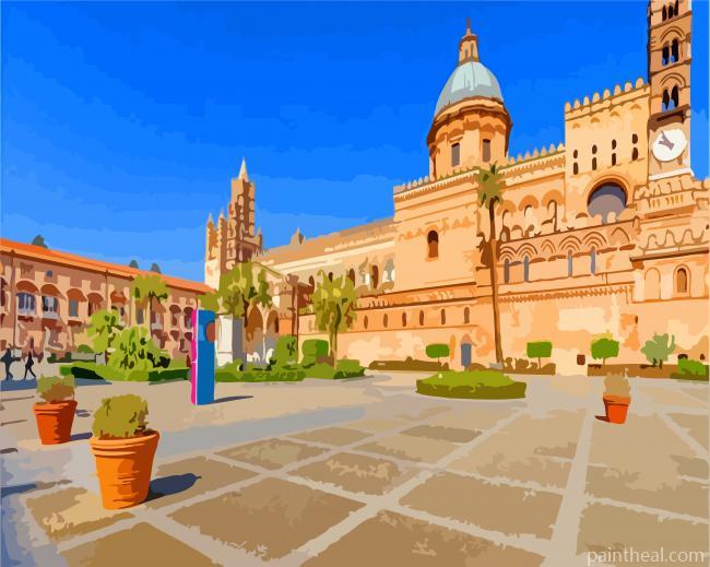 Cattedrale di Palermo Painting By Numbers Kits