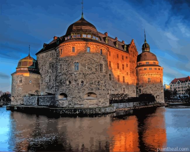 Sweden Orebro Castle Painting By Numbers Kits