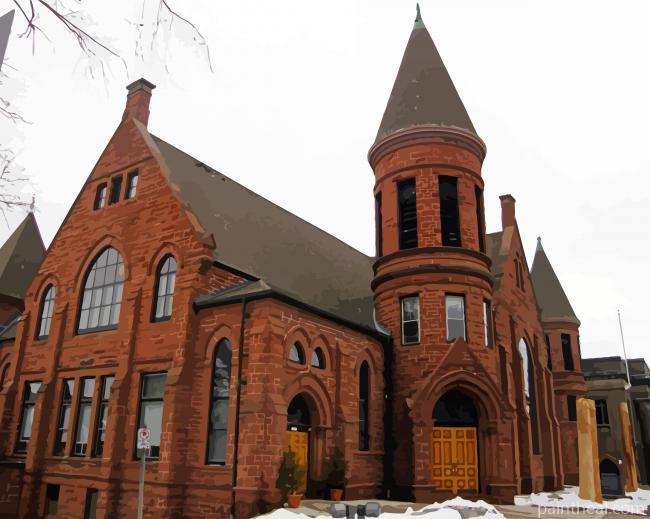 Amherst Church Painting By Numbers Kits