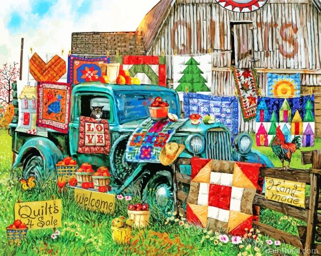 Countryside Quilts Painting By Numbers Kits