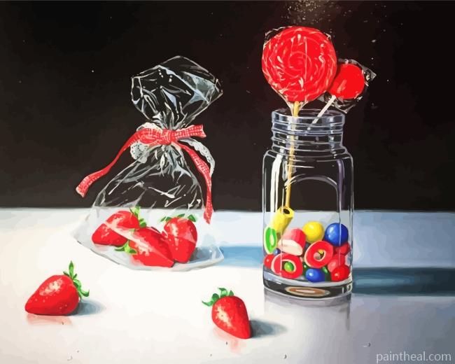 Candy Jar Painting By Numbers Kits