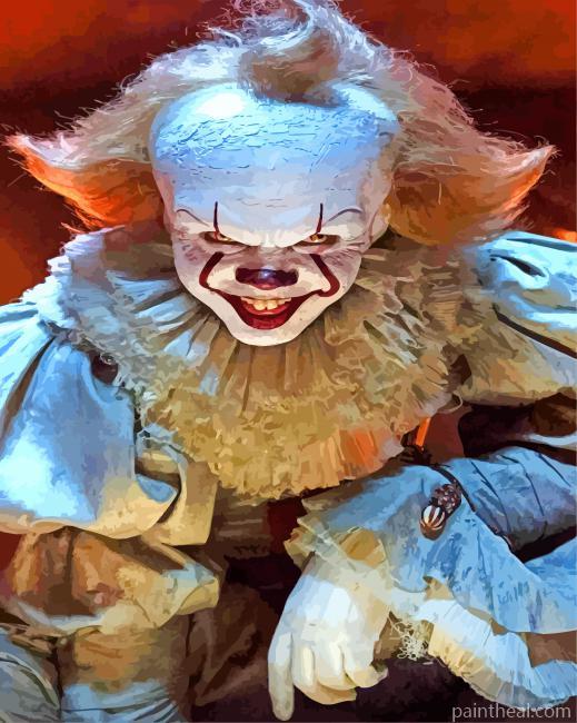 Scary Pennywise Painting By Numbers Kits