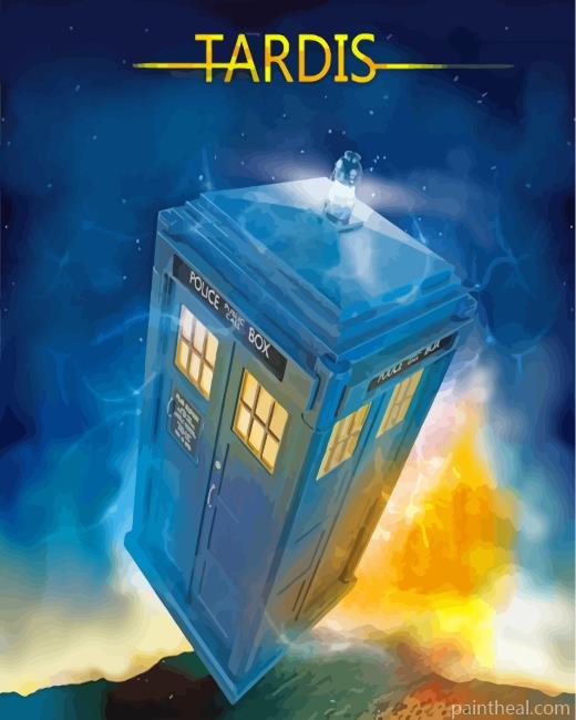 Tardis Doctor Who Painting By Numbers Kits