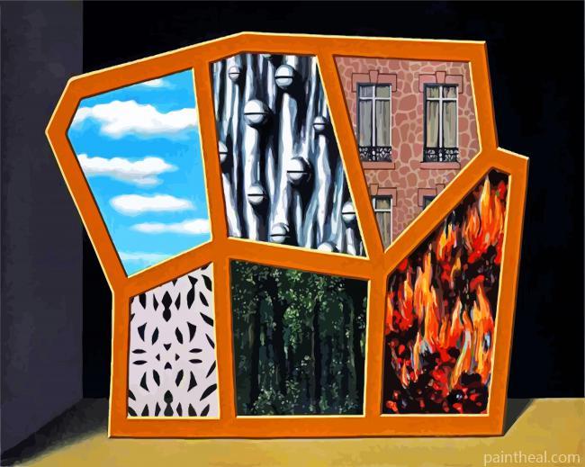 Rene Magritte The Empty Mask Painting By Numbers Kits