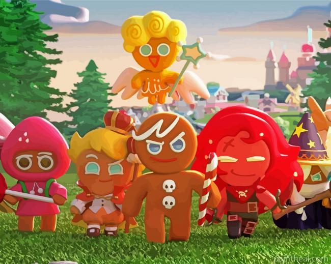 Cookie Run Kingdom Characters Painting By Numbers Kits