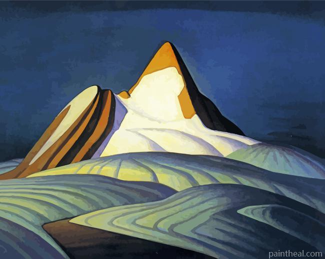 Isolation Peak Rocky Mountains Painting By Numbers Kits
