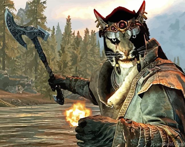 Elder Scrolls Skyrim Painting By Numbers Kits