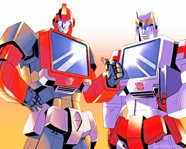 Transformers Robot Painting By Numbers Kits