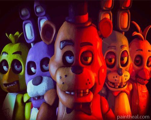 Five Nights At Freddys Painting By Numbers Kits