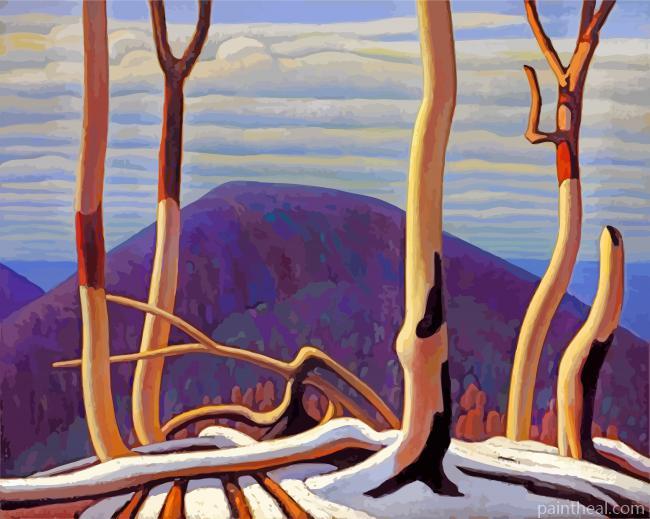 Above Lake Superior By Lawren Painting By Numbers Kits