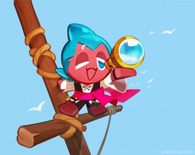 Sorbet Shark Cookie Run Painting By Numbers Kits
