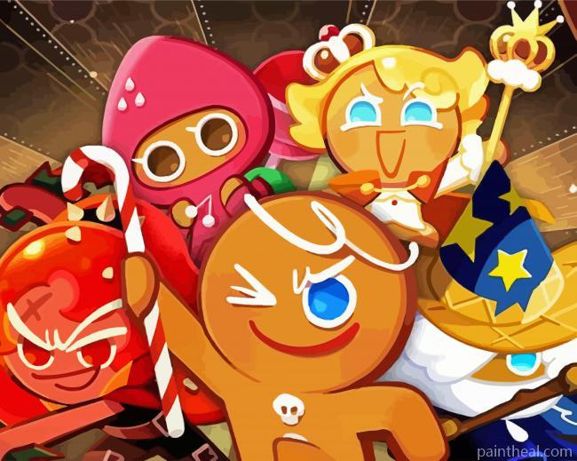 Cookie Run Kingdom Game Painting By Numbers Kits