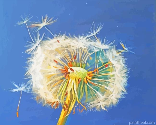 Dandelion Plant Art Painting By Numbers Kits