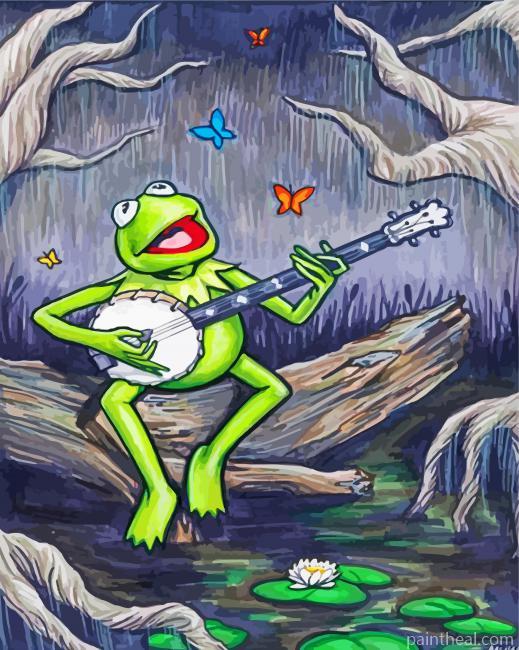 Kermit Singing Painting By Numbers Kits