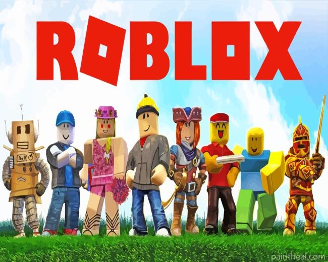 Roblox Video Game Painting By Numbers Kits