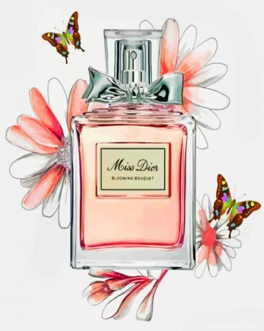 Dior And Butterflies Painting By Numbers Kits