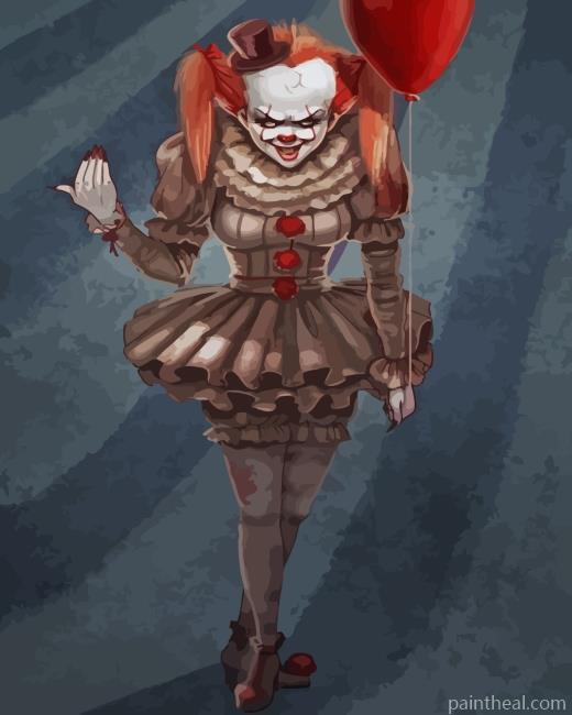 Pennywise Girl Painting By Numbers Kits