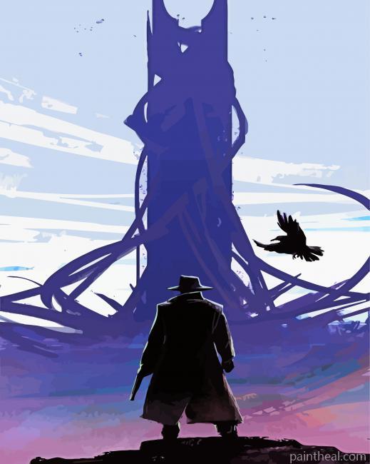 Illustration Dark Tower Painting By Numbers Kits