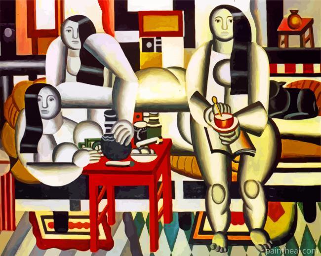 The Breakfast By Leger Painting By Numbers Kits